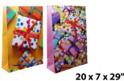 SAC CADEAUX JUMBO - MOTIF DE CADEAUX ASST